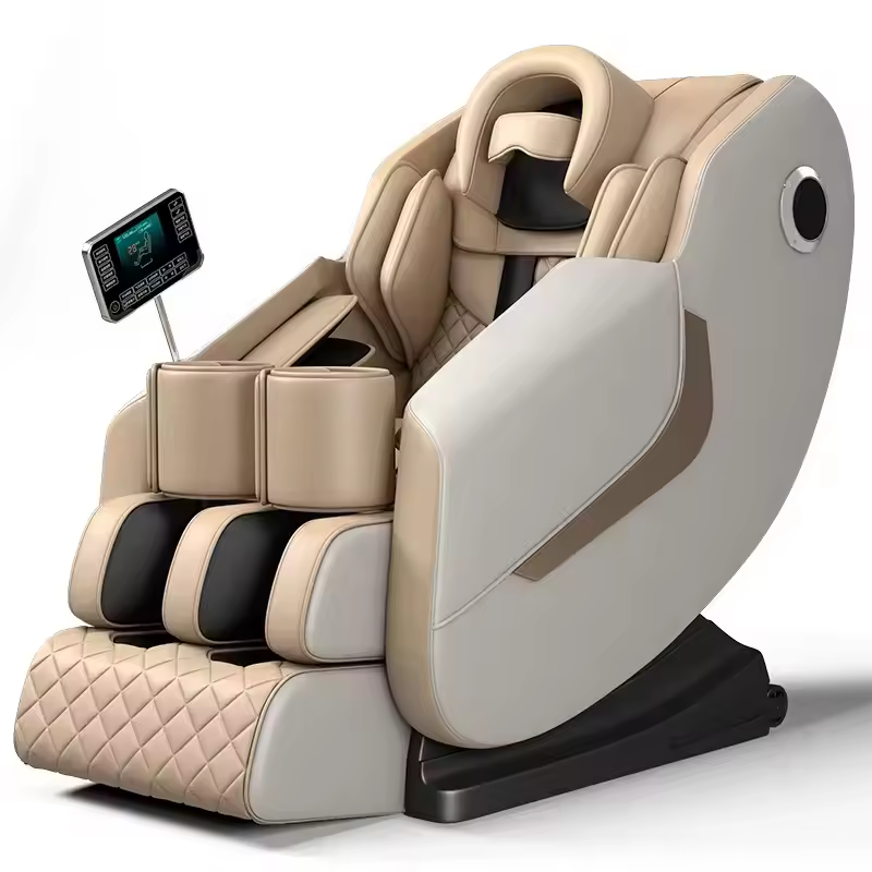 Fauteuil de massage 3D Modèle Harmonie, couleur beige et crème.